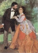 Pierre-Auguste Renoir The Painter Sisley and his Wife Sweden oil painting artist